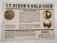 Lt. Dixon's Gold Coin (Replica) Found on the Confederate Submarine Hunley