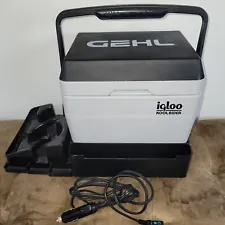 Gehl Logo Igloo AC/DC Kool Rider Thermoelectric Car / Truck Cooler& Warmer-New