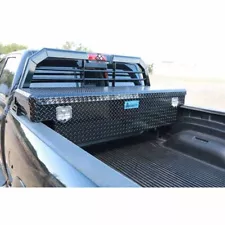 Merritt Aluminum Diamond Plate Crossbody Tool Box For Full Size Trucks