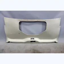 Damaged 1983-1988 BMW E28 533i 535i M5 Rear Trunk Lid Cover Trim Panel Grey OEM