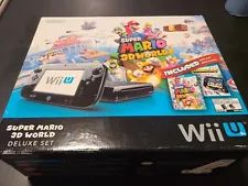 Nintendo Wii U 32gb Console Deluxe Set - Black, Brand New