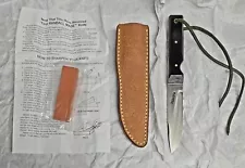 NEWEST Just Released Randall Knife Model 10-4 ROUGH FRONT SHEATH/BELT LOOP. NR