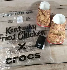 KFC x Crocs Limited Edition M4/W6 New in Bag w/Tags & Jibbitz