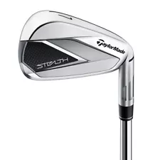 NEW TaylorMade Stealth #7 Single Iron, Steel KBS Max MT 85 Stiff Flex