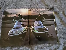 1980 ARCTIC CAT SNOWMOBILE SALES BROCHURE El Tigre Lynx Pantera Jag Panther 80