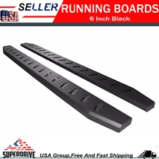 For 2009-2014 FORD F-150 Super Crew Cab 6" Black Raptor Running Boards Side Step (For: 2014 Ford)