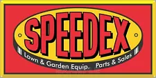 SPEEDEX LAWN GARDEN TRACTOR DEALER VINTAGE SIGN REMAKE ALUMINUM SIZE OPTIONS