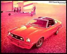 LOT (6) 1977 FORD MUSTANG II BROCHURES COBRA MACH I