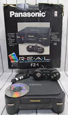 Panasonic R.E.A.L. 3DO FZ-1-JP1 Console in Box w/ Crash 'N Burn Tested Working