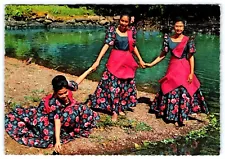 Philippines, Balintawak Traditional Costume, Three Ladies Modeling, Chrome 4 x 6