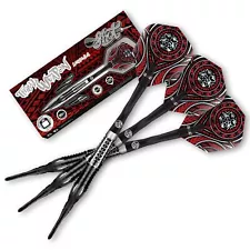 Shot Darts Soft Tip, Tribal Weapon Savage (18g/20g), 90% Tungsten Barrels, Fr...