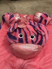 Sleeping Bag Plush Kids Safari Animal Faux Fur Slumber 56" x 27" Pink Zebra