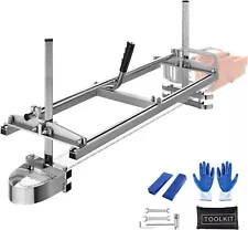 Portable Sawmill 14"-36" Guide Bar, Galvanized Steel Chainsaw Planking Mill