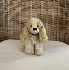 Adorable! Handmade Artist Curly Mohair Teddy Bear Cocker Spaniel Dog