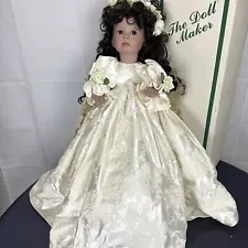 Original Linda Rick The Doll Maker Black Divina LE 84 /1000 COA Signed Handmade