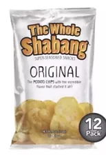 12 BAGS - 6 OUNCE The Whole Shabang Original Potato Chip FREE SHIP