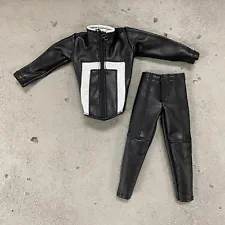 PB-GH-SET: 1/12 Leather Ghost Rider Jacket & Pants for 6" medium to slim body