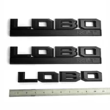 3pack OEM LOBO XLT Emblem for Badge F150 LOBO F-150 FL3Z-16720-L Black