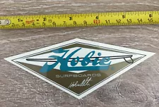 Hobie Surfboards Dana Point Teal & Gold ” 6” X 2 1/2 ( S ) Decal / Sticker VTG