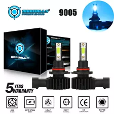 9005 LED High Beam Headlight Bulbs Ice Blue 8000K Kits for Honda Accord Civic (For: 2010 Honda Accord Crosstour)