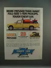 1979 Chevrolet Chevy LUV Truck Ad - More Payload!