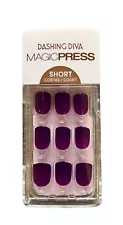 Dashing Diva Magic Press On Manicure In Concord Grape PO395 Discontinued Color