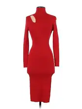 Gabrielle Union New York and Company Women Red Casual Dress S