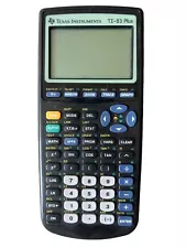 New ListingTexas Instruments TI-83 Plus Graphing Calculator ENGRAVED BACK READ