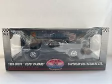 Highway 61 1/18 1969 Chevrolet COPO Camaro Black Supercar Collectibles Diecast