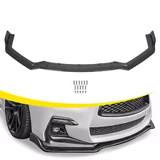 For Infiniti Q50 Sport 2018-2023 Carbon Fiber Style Front Lip Spoiler Splitter