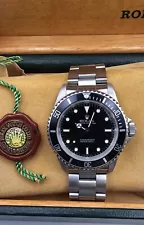 ð¥1993 Rolex Submariner No-Date, Tritium dial 14060 Steel Black 40mm Watch Boxð¥