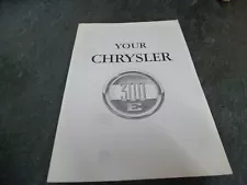 1959 Chrysler 300E Coupe Convertible Owner Operator Manual User Guide ORIGINAL