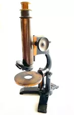 1885 Bausch & Lomb Optical Vintage Antique Microscope FOR PARTS