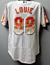 2021 Game Used City Connect S.F. GIANTS #88 Louie Jersey Men's Sz: M White -Used