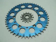 Kawasaki KX 250D #B242 Sidewinder Front Drive (14T) & Rear Driven Sprocket (50T)