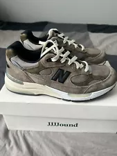 Size 9.5 - New Balance JJJJound x 992 Made in USA Grey Pre-Owned