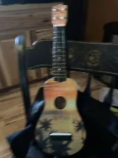 Ukulele with Jamaica scene