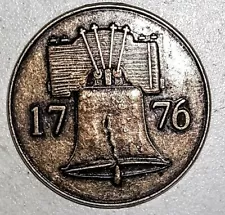 1776, history coin, authentic antique