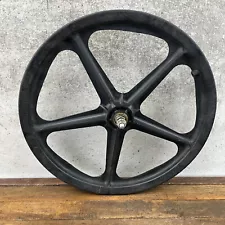 Vintage Mag Wheel Front 20" Old School BMX Black Fits Skyway 1980s Vintage