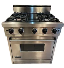 VIKING VGIC305-4BSS - 30" PRO All Gas Range Oven 4 Burner Stainless Steel