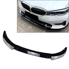 Front Bumper Lip Spoiler Splitters For BMW 3 Series G20 G21 320i 2019-2022 Black (For: BMW 320i)