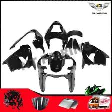 NTU Glossy Black ABS Plastic Fairing Kit Fit for Kawasaki 2002-2003 ZX9R g005