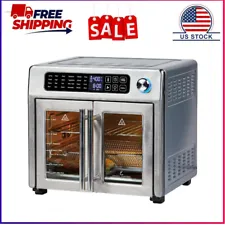 Extra-large 26 QT Air Fryer, Convection Toaster Oven w/ French Doors,1700 Watts