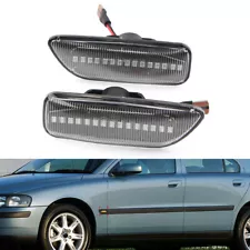 For Volvo S60 S80 MK1 V70 MK2 XC70 LED Dynamic Side Marker Turn Signal Light