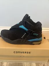 CONVERSE AERO JAM HI SZ 8.5 MENS DS HORNETS AWAY GRANDMAMA LARRY JOHNSON VINTAGE