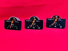 1969 Pontiac Firebird Reproduction Gauges for Stacked/Stepped Pod with GM Meters