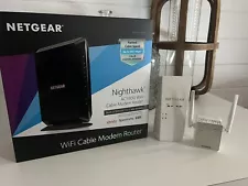 NETGEAR Nighthawk AC1900 Wi-Fi Router BRAND NEW w/ AC2200 And AC1200 Extenders