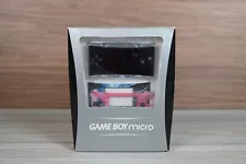 Gameboy Micro - Silver - Factory SEALED NOS - Pink / Blue faceplate variant