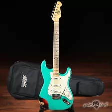 Mario Martin Guitars Alder S-Style w/ Porter 1960’s Pickups – Seafoam Over 3TSB