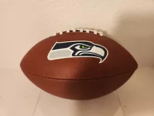 SEATTLE SEAHAWKS COLLECTIBLE FULL SIZE FOOTBALL, NFL, 12TH MAN